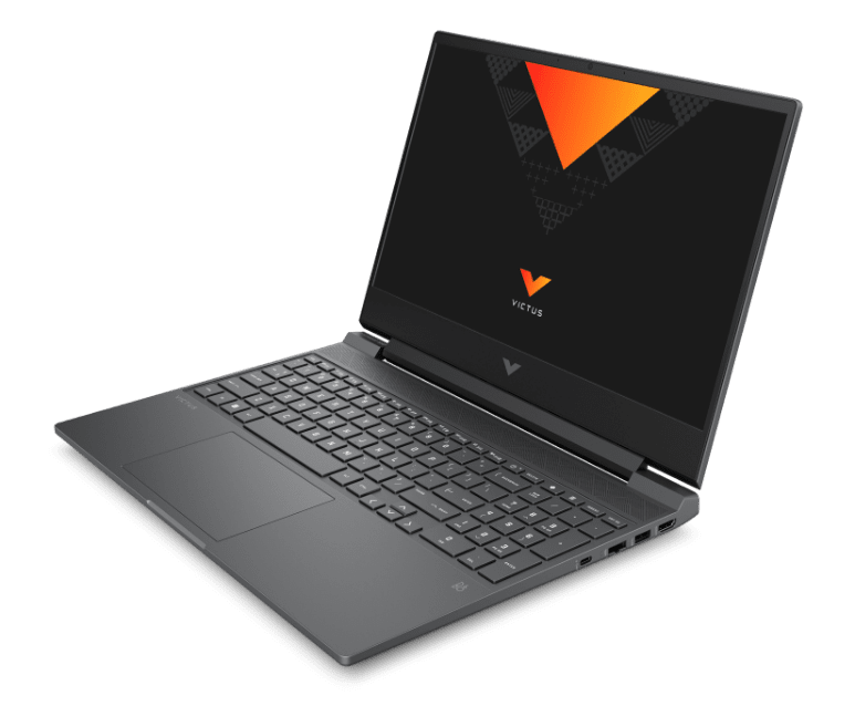 Laptop Victus 15 en ángulo